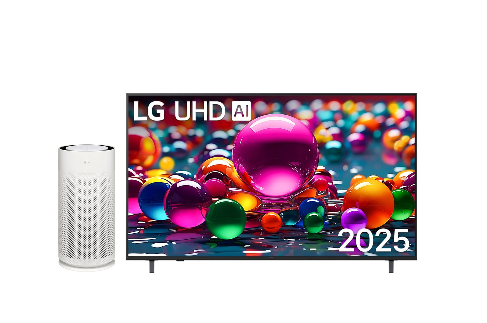 50V型 4Kスマートテレビ UA7500＋LG PuriCare™ AeroHit 空気清浄機