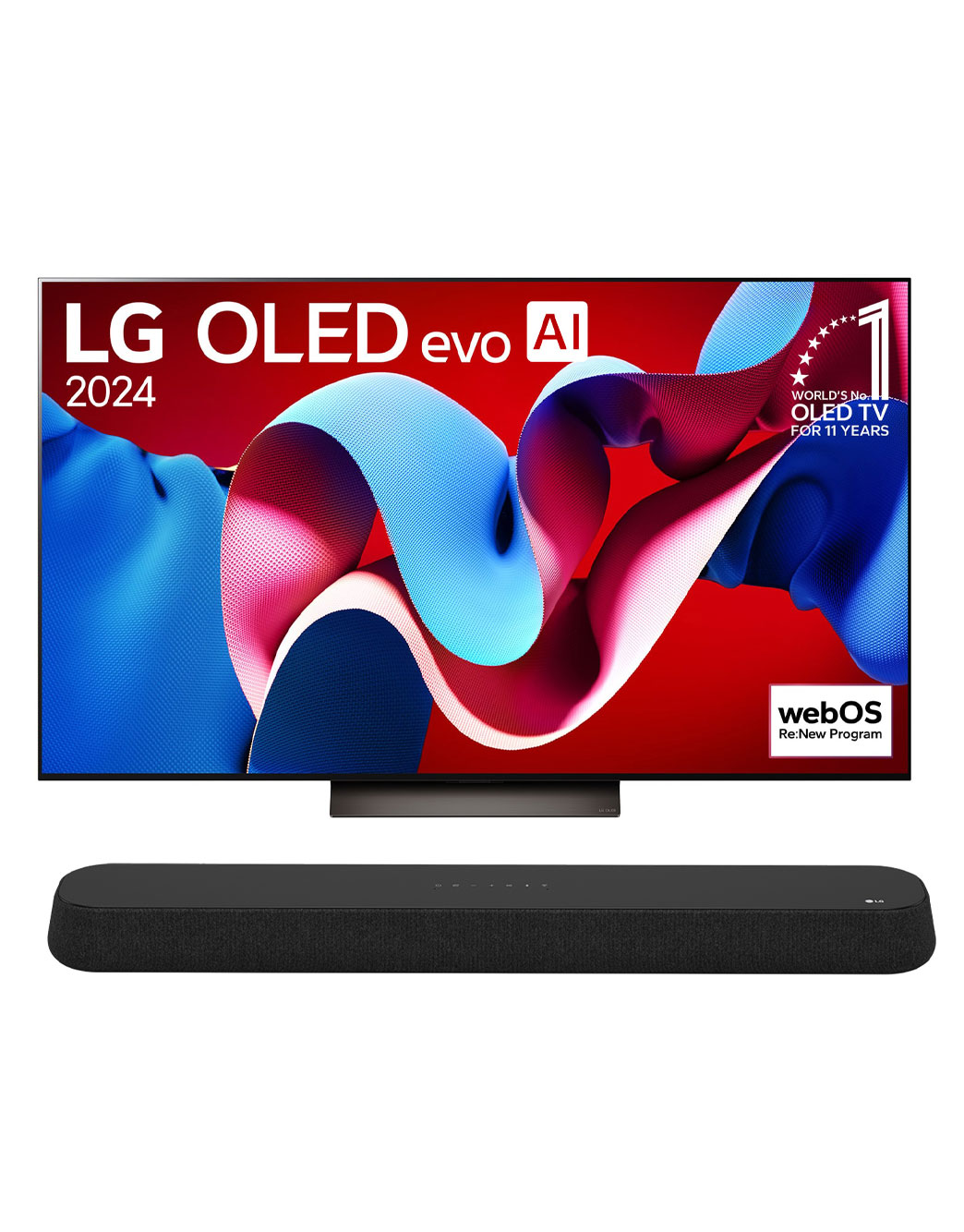 77V型 4K有機ELテレビ ＋ サウンドバー セット - OL77C4SE6S | LG Japan