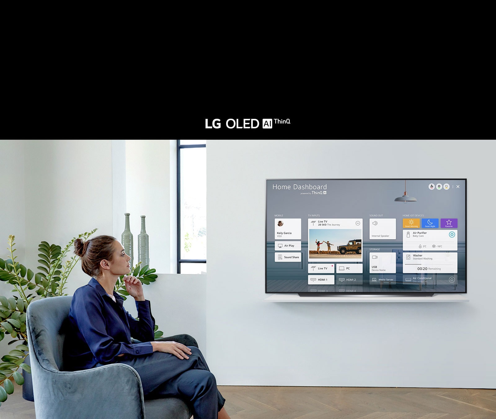 様々なお部屋で4K有機EL画質が楽しめる豊富なサイズラインアップ