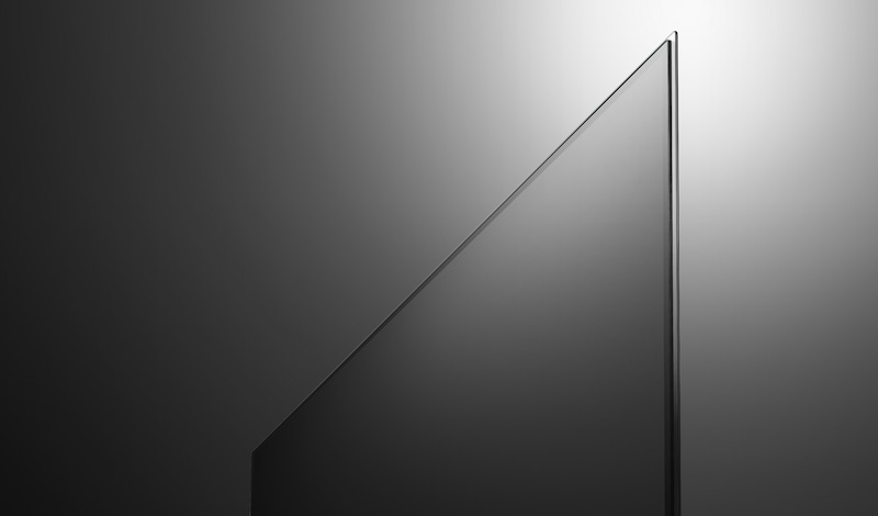 LG その画質、そのデザインが新時代の訪れを告げる。フラット＆スリムな、先進の有機ELテレビ。, OLED55E6P
