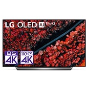 有機ELテレビ プレミアムモデル / BS・CS 4Kチューナー内蔵 OLED77C9PJA の正面画像	