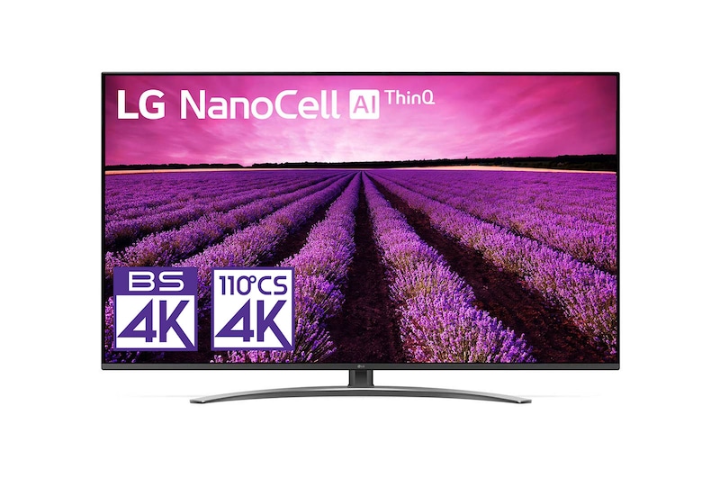 LG NanoCell TV スタンダードモデル / BS・CS 4Kチューナー内蔵, 55SM8100PJB
