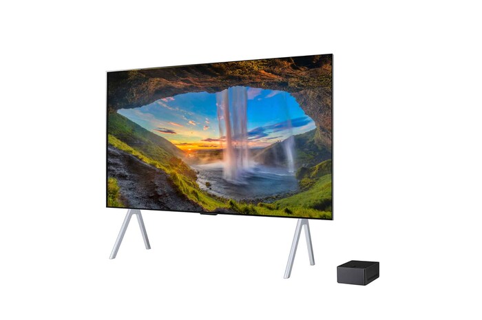 LG 世界初のワイヤレスTV 97インチLG SIGNATURE OLED M3 4K 120Hz映像&音声転送機能内蔵 , OLED97M3PJA