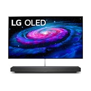 極薄ディスプレイ×60W 4.2chスピーカー。リビングを格上げする4K有機ELテレビ OLED65WXPJA の正面画像	