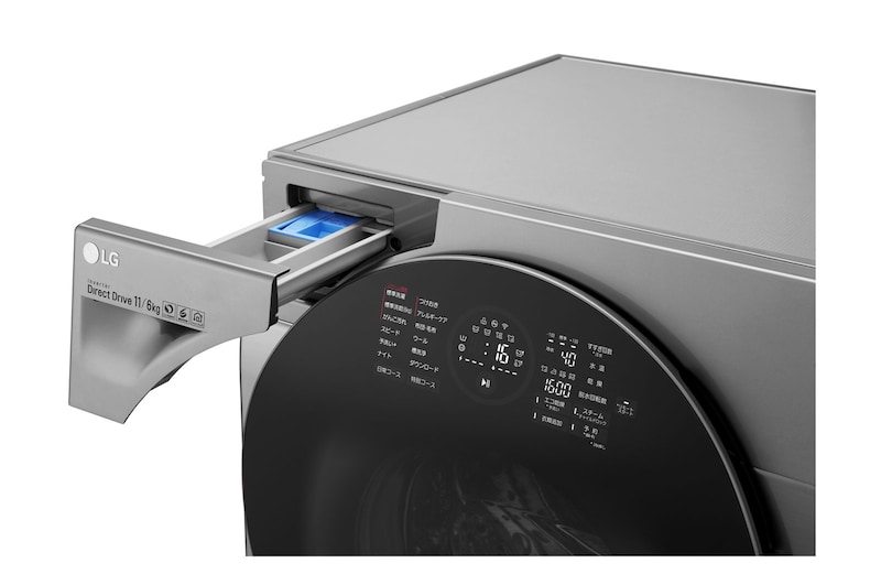 ドラム式洗濯機 Steam / 洗11kg / 乾6kg - FG1611H2V | LG Japan