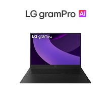 LG gramPro AI製品 正面ビュー。