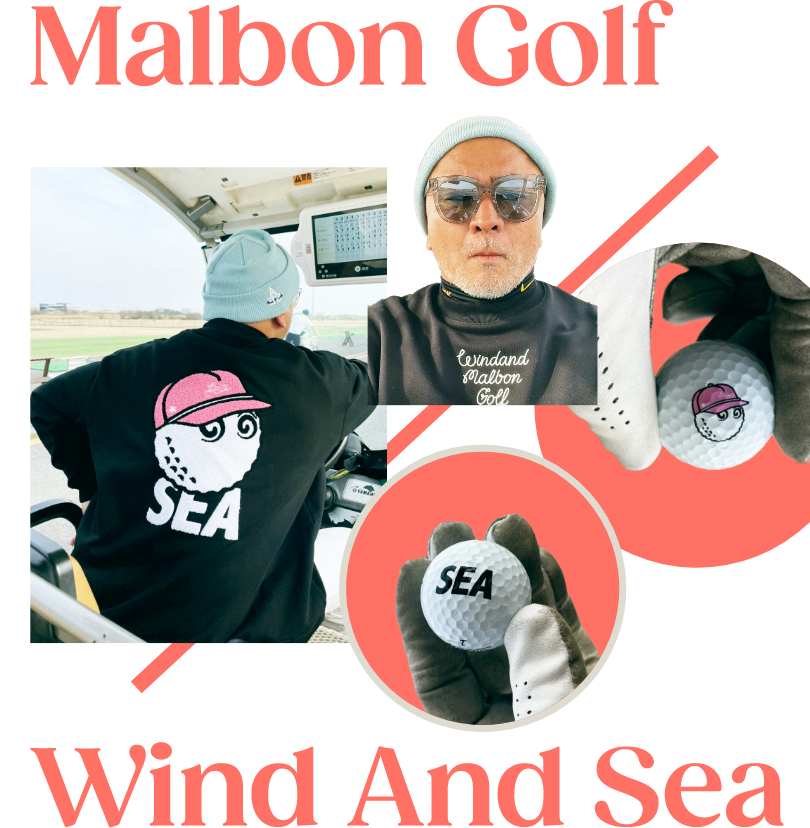 Malbon Golf マルボンゴルフ WIND AND SEA
