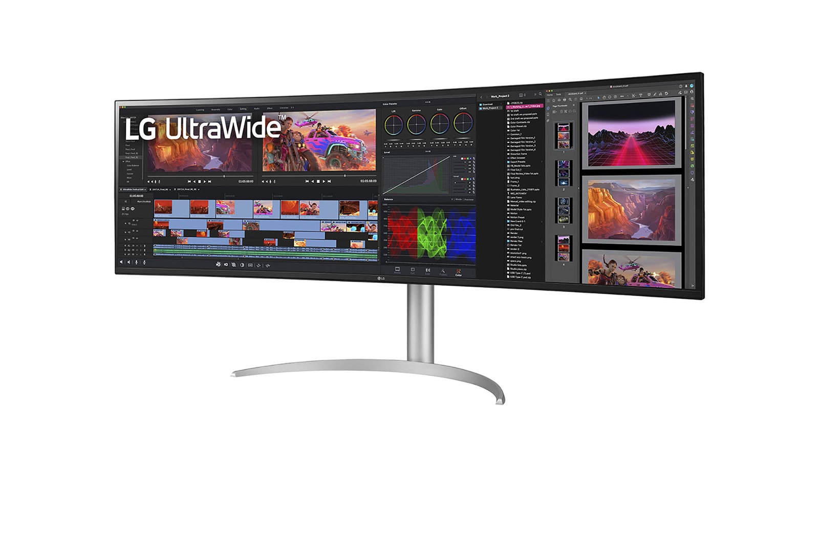 公式】 LG 21:9 ウルトラワイドモニター - 49WQ95C-W | LG JP