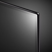 上隅を撮影したLG OLED TV、OLED B4のクローズアップ画像