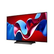 LG OLED evo TV、OLED C4の左向きの側面画像