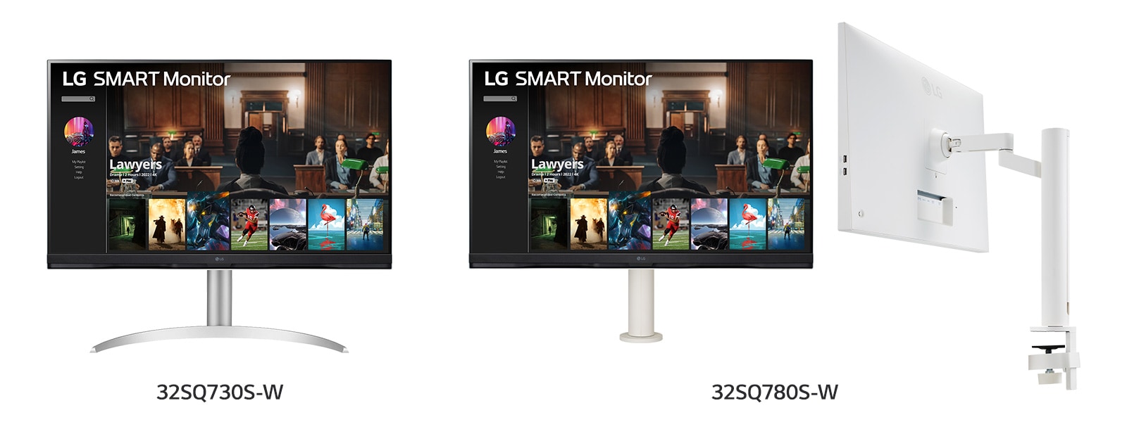 緊急値下げ！定価8.5LG SMART Monitor 32SQ730S-W-