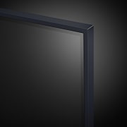 Крупный план верхнего края телевизора LG UHD, UT90