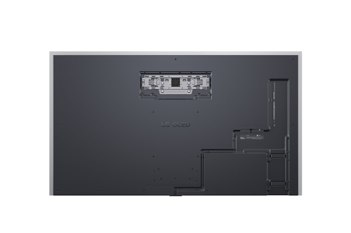 Вид сзади на телевизор Smart TV LG OLED evo AI G5 4K.
