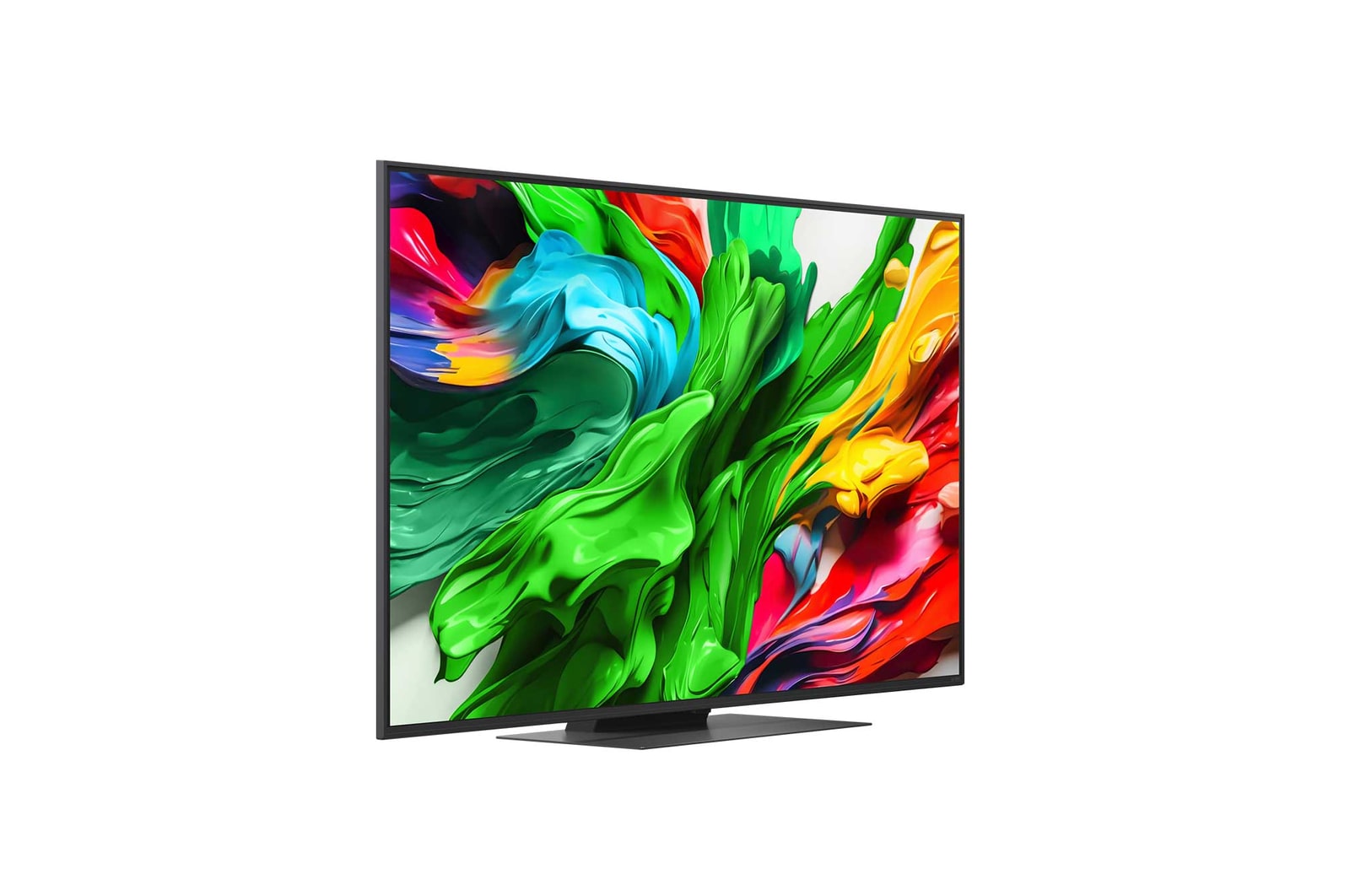 Вид слева и сбоку на телевизор LG QNED evo QNED85 