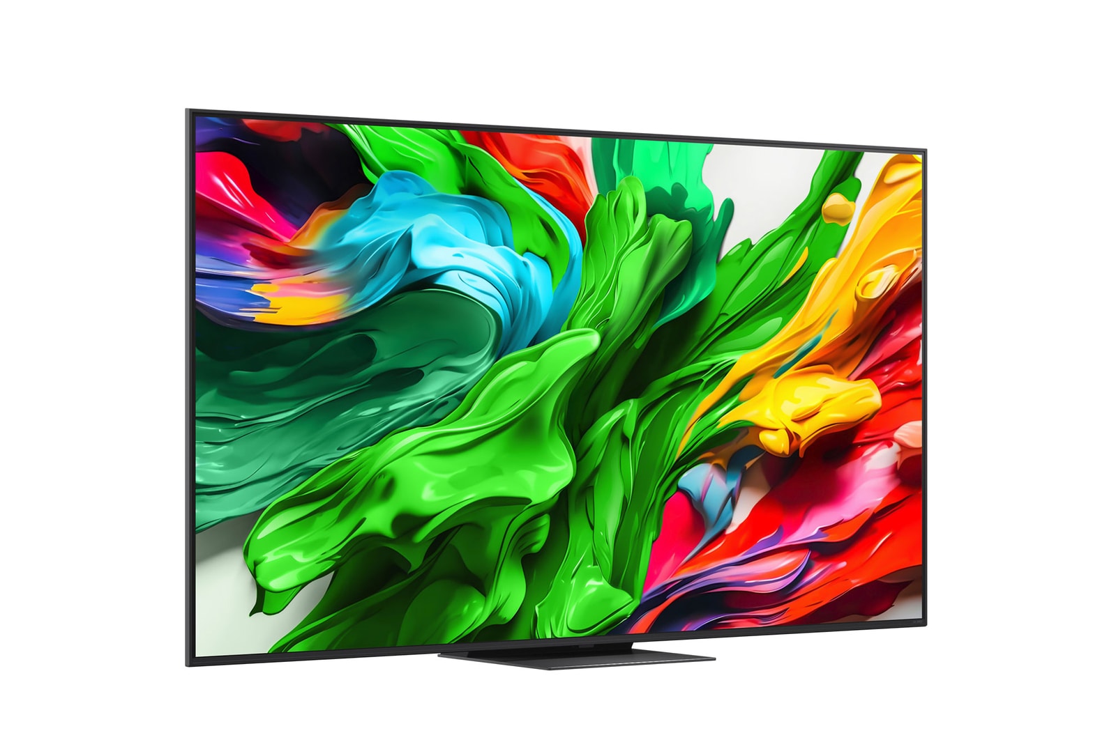 Вид сзади на телевизор LG QNED evo QNED85
