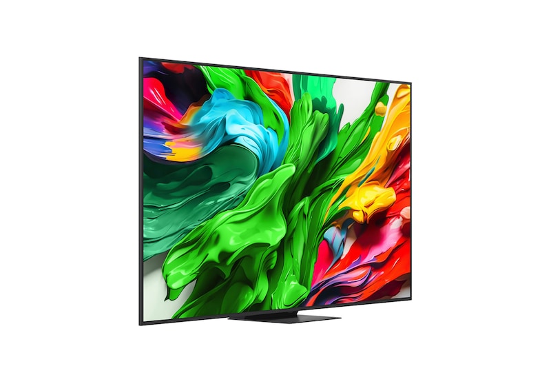 Вид слева и сбоку на телевизор LG QNED evo QNED85 