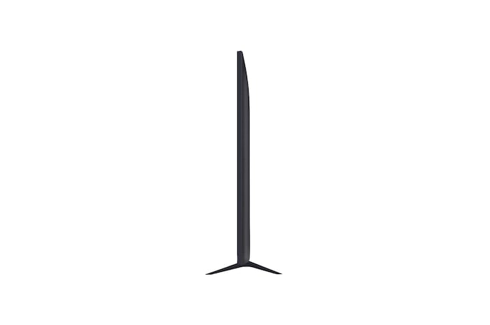 Вид слева и сбоку на телевизор LG QNED70 TV 