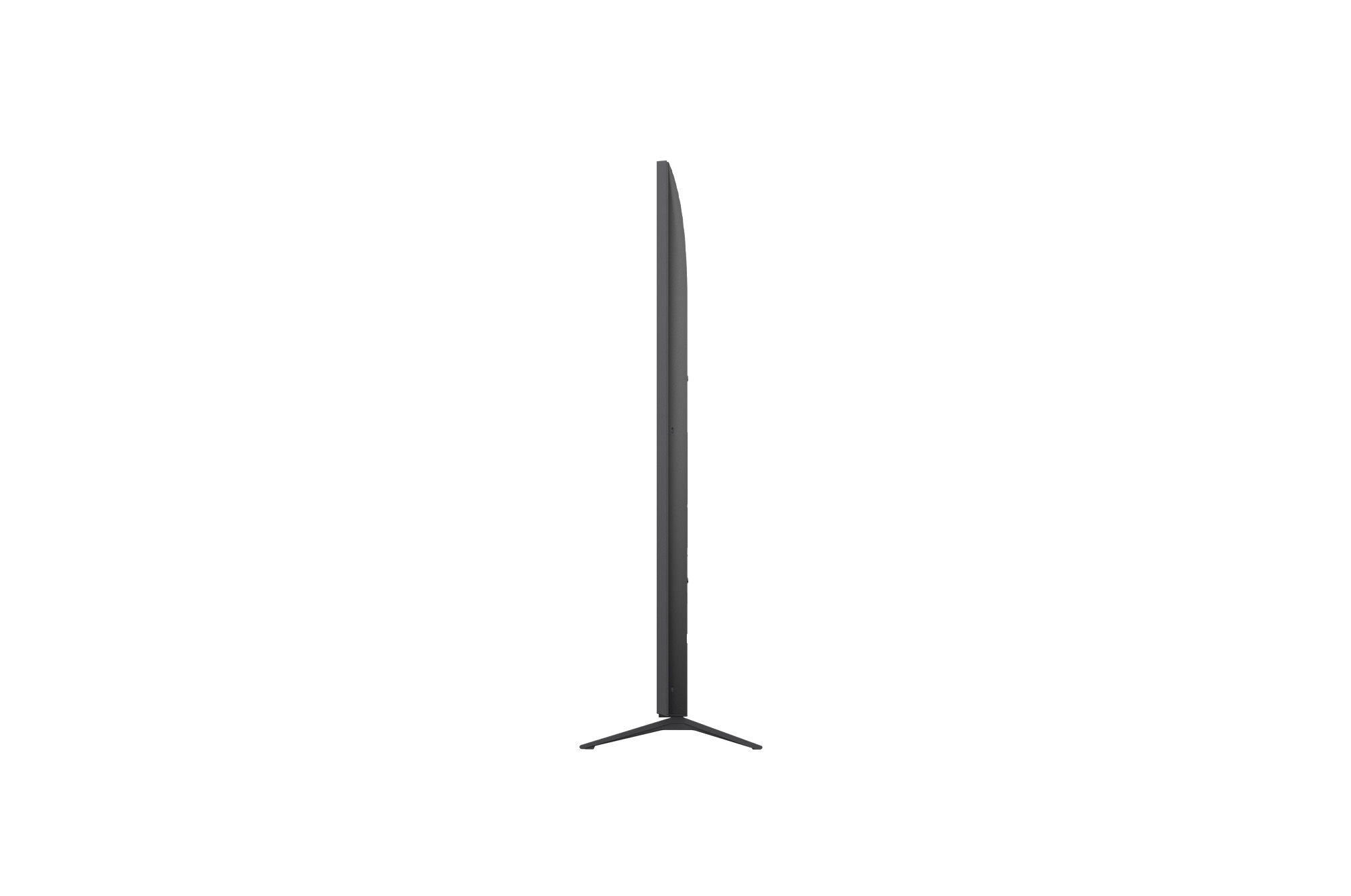 Вид слева и сбоку на телевизор LG QNED70 TV 