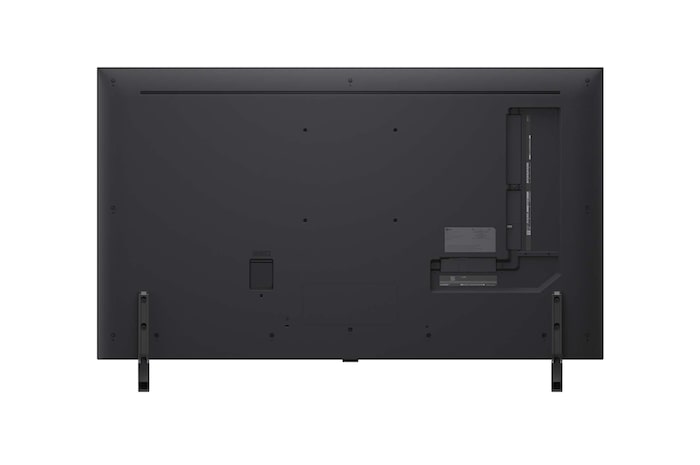 Вид сзади на телевизор LG QNED80 TV