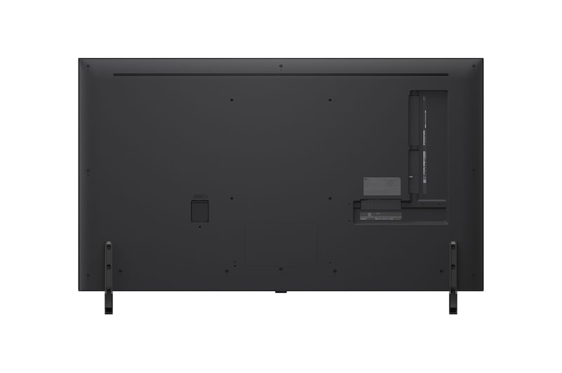 Вид сзади на телевизор LG QNED80 TV