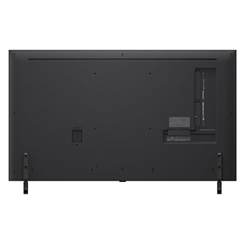 Вид сзади на телевизор LG QNED80 TV