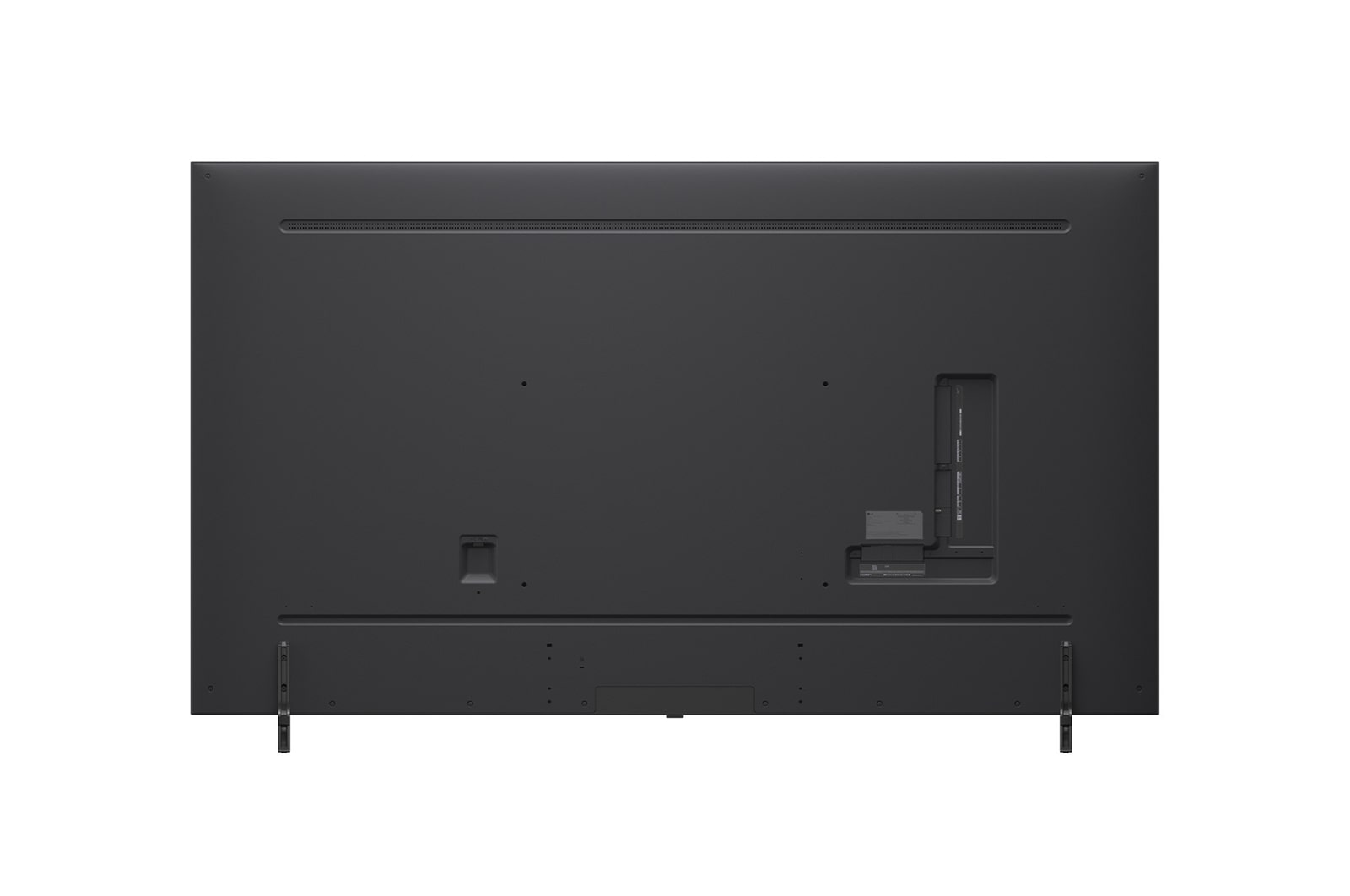 Вид сзади на телевизор LG QNED80 TV