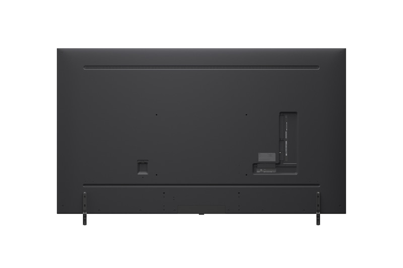 Вид сзади на телевизор LG QNED80 TV