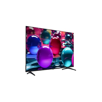 Rear view of LG UHD UA73 TV.