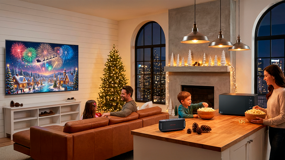 Как создать домашний кинотеатр на Новый год с LG