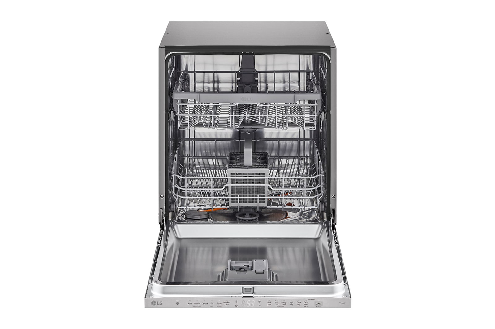 Вид Посудомоечная машина LG DB242TX, QuadWash, 14 комплектов DB242TX спереди