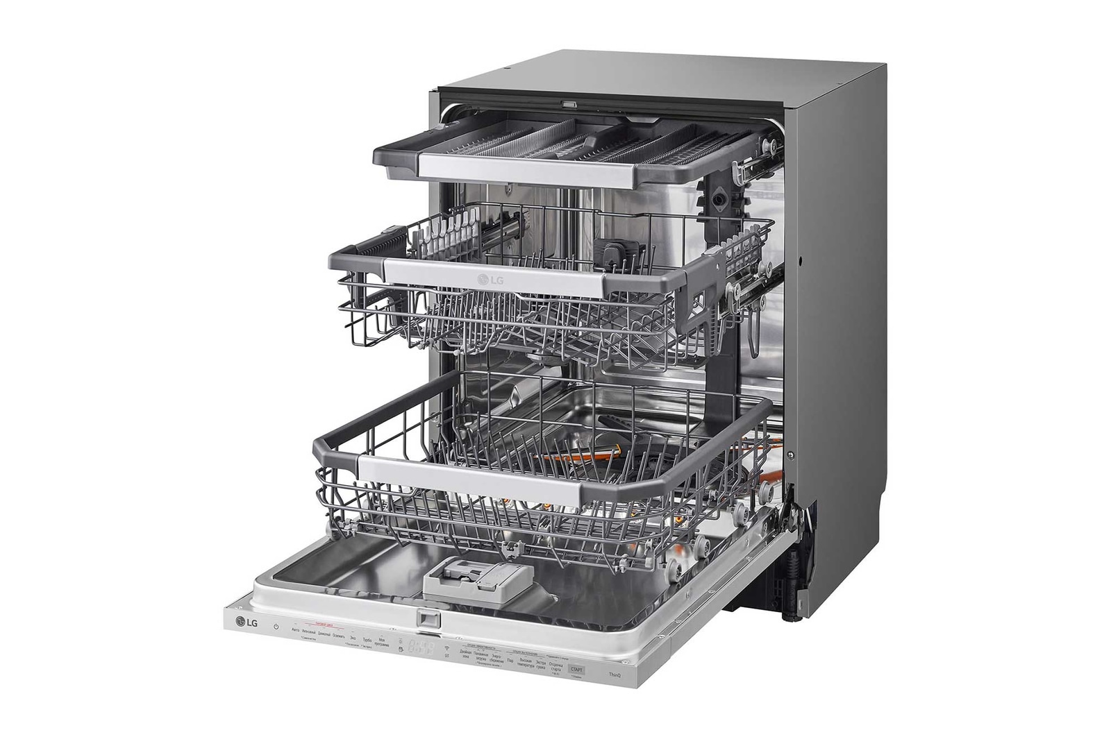 LG Посудомоечная машина LG DB475TXS, TrueSteam, 14 комплектов, DB475TXS