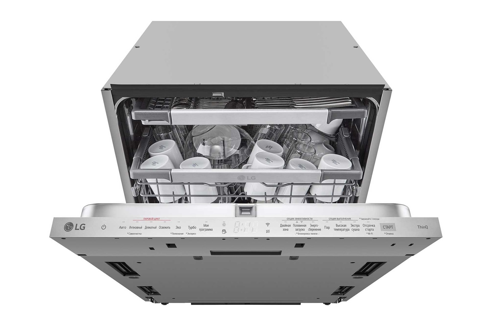 LG Посудомоечная машина LG DB475TXS, TrueSteam, 14 комплектов, DB475TXS