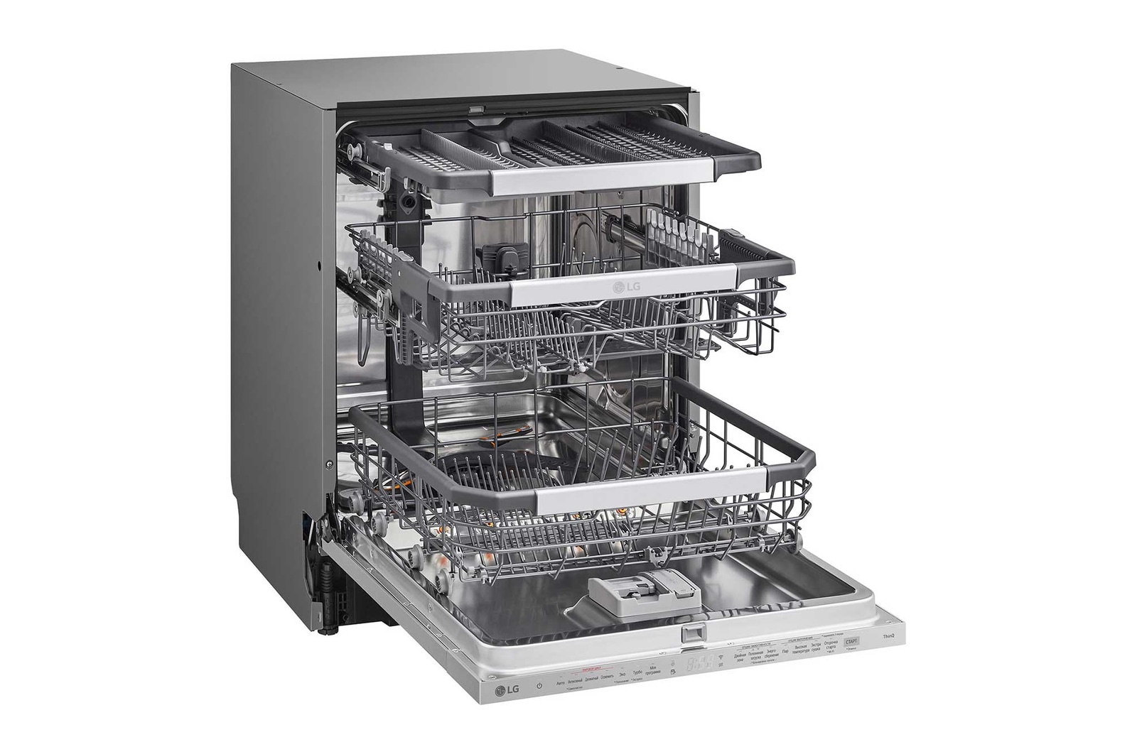 LG Посудомоечная машина LG DB475TXS, TrueSteam, 14 комплектов, DB475TXS