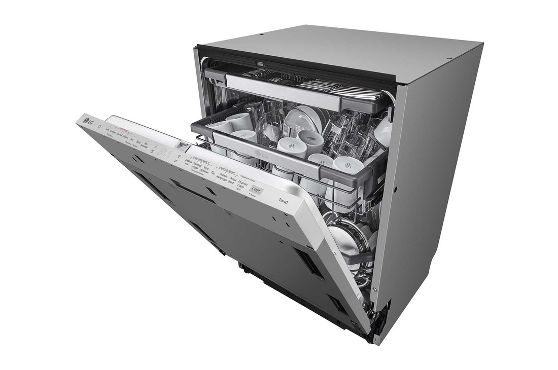 LG Посудомоечная машина LG DB475TXS, TrueSteam, 14 комплектов, DB475TXS