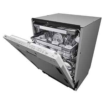 Вид Посудомоечная машина LG DB475TXS, TrueSteam, 14 комплектов DB475TXS спереди