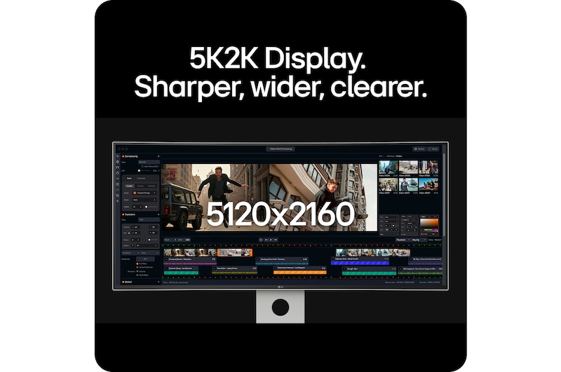 LG UltraFine™ 40-дюймовый Nano IPS Black 5K2K с Thunderbolt™ 5, 40U990A-W