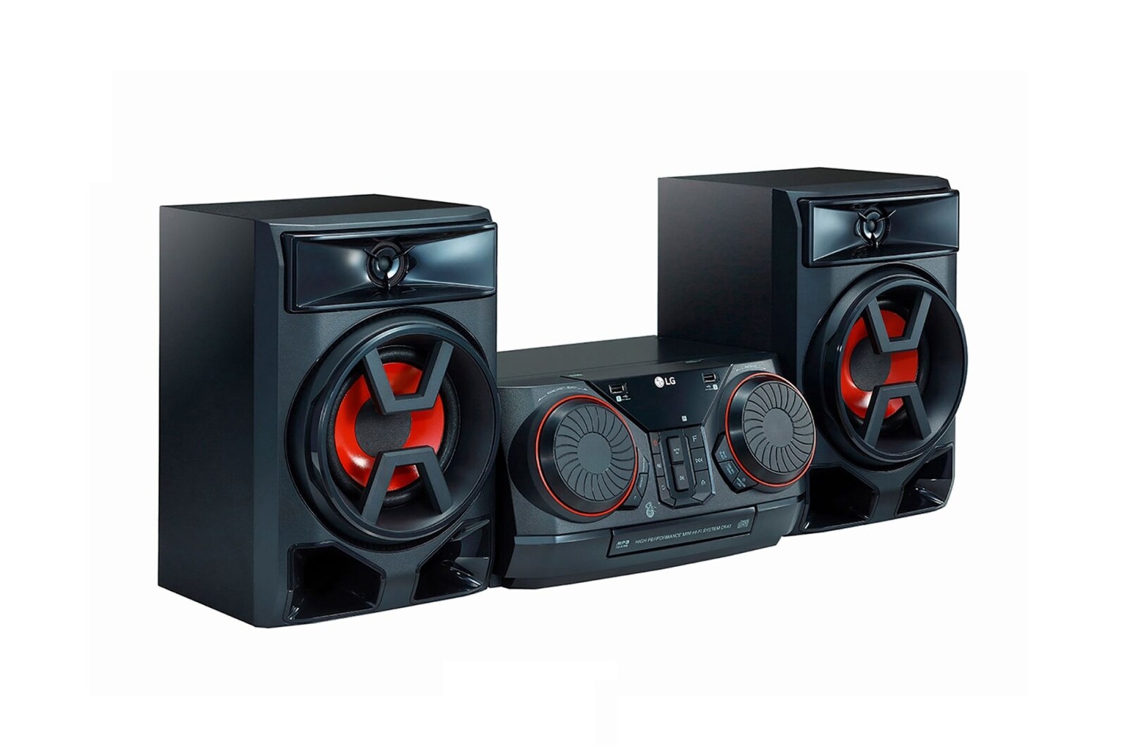 LG XBOOM CK43, 300 Вт, Функция Караоке, Подсветка, Синхронизация звука с ТВ, CK43