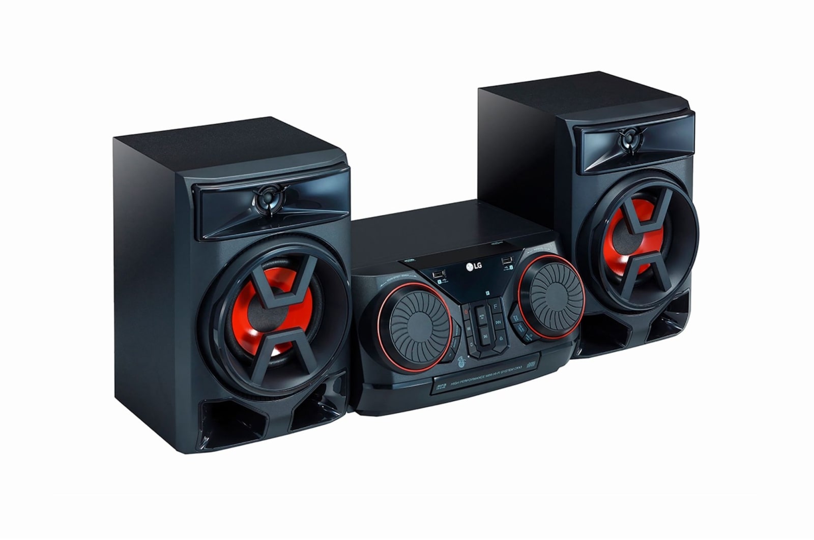 LG XBOOM CK43, 300 Вт, Функция Караоке, Подсветка, Синхронизация звука с ТВ, CK43