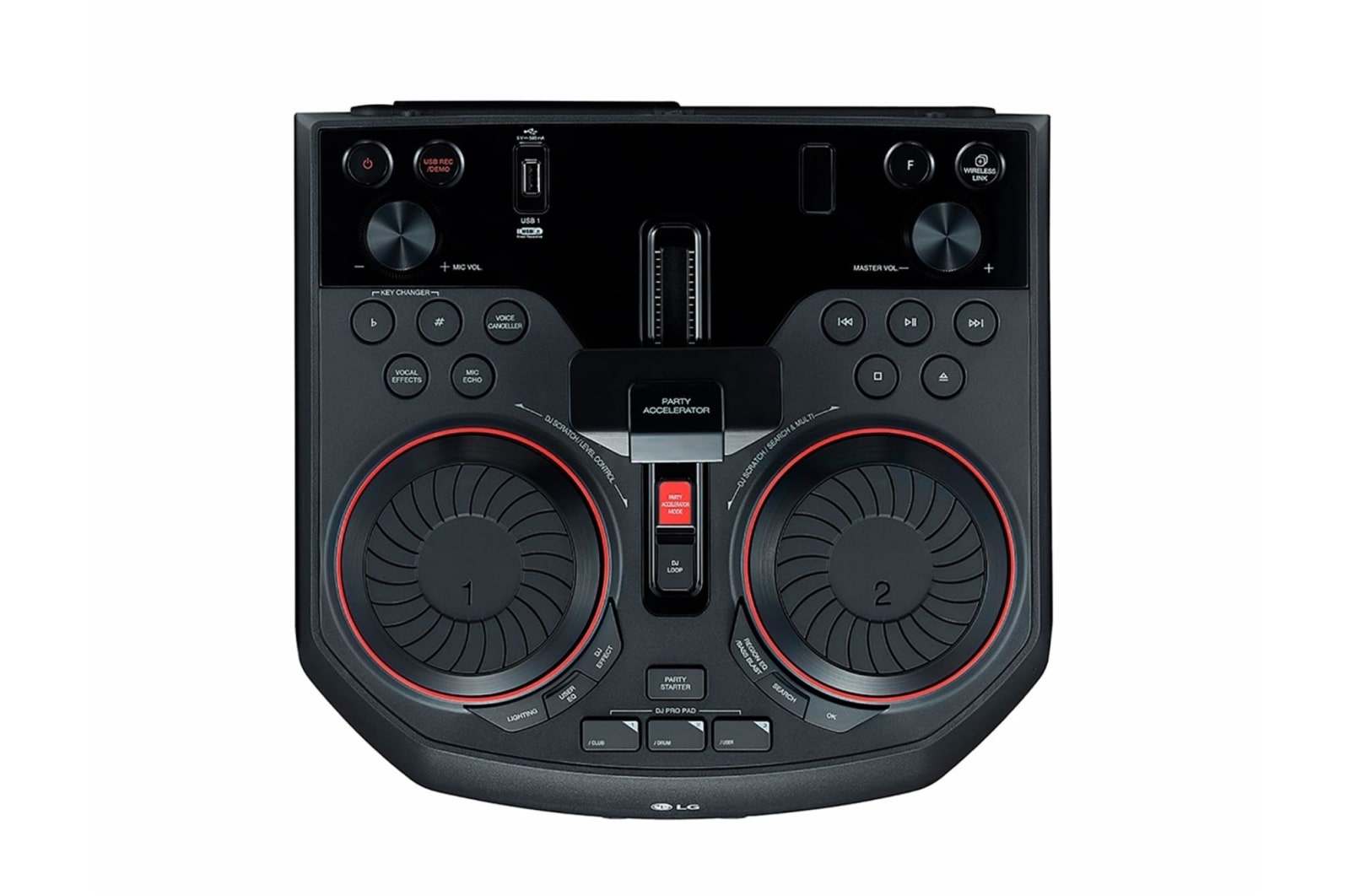 LG XBOOM OK65, 500 Вт, Эффект Вокала, Подсветка, Функций DJ, OK65