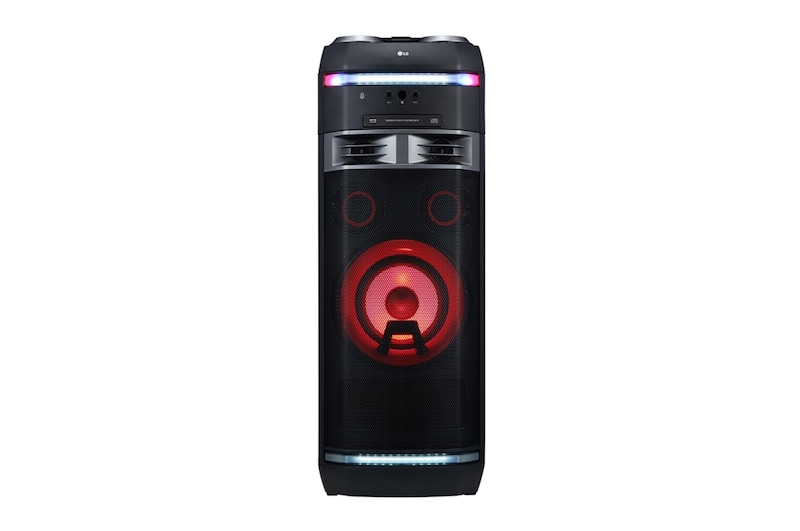 Front view of LG XBOOM OK85, 1000 Вт, Функция Караоке, Подсветка, Функций DJ OK85