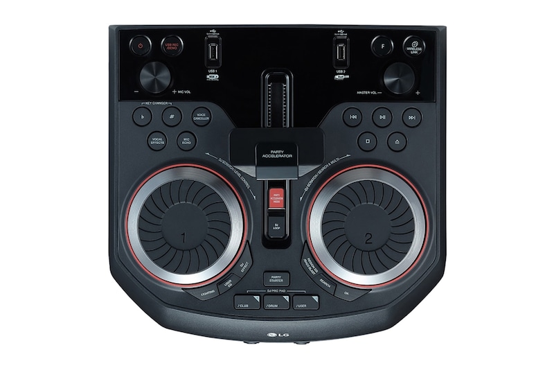 LG XBOOM OK85, 1000 Вт, Функция Караоке, Подсветка, Функций DJ, OK85