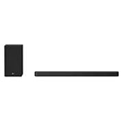Вид Саундбар LG, поддержка Dolby Vision, поддержка Dolby Atmos и DTS:X SN8Y спереди