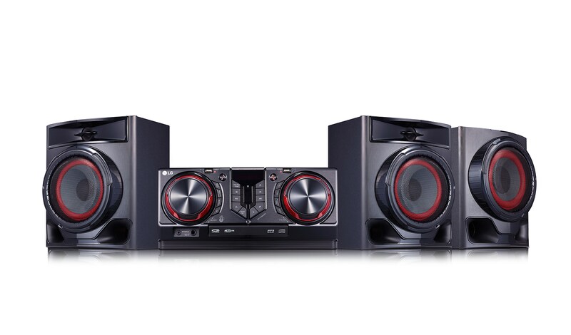 LG Минисистема LG XBOOM CJ45, 720 Вт, Функция Караоке, Подключение нескольких устройств, Функций DJ, CJ45