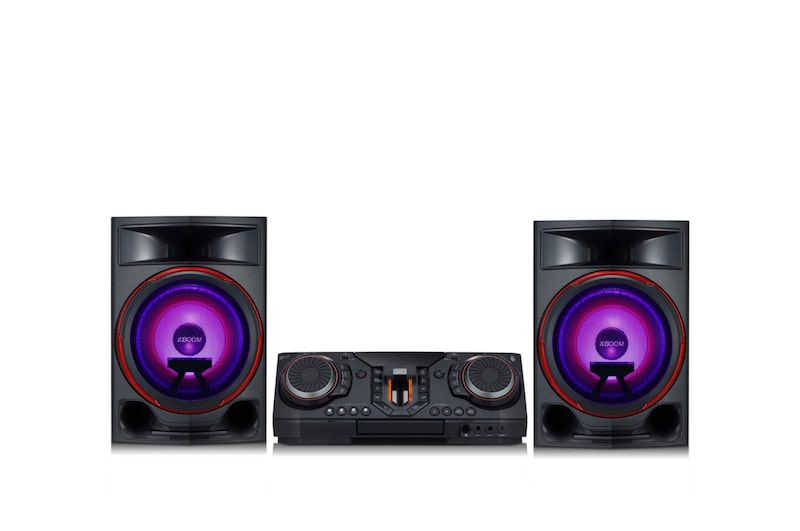 LG XBOOM, аудиосистема, 2350 Ватт, Функция Караоке, Подсветка, Вокальные Эффекты, CL87