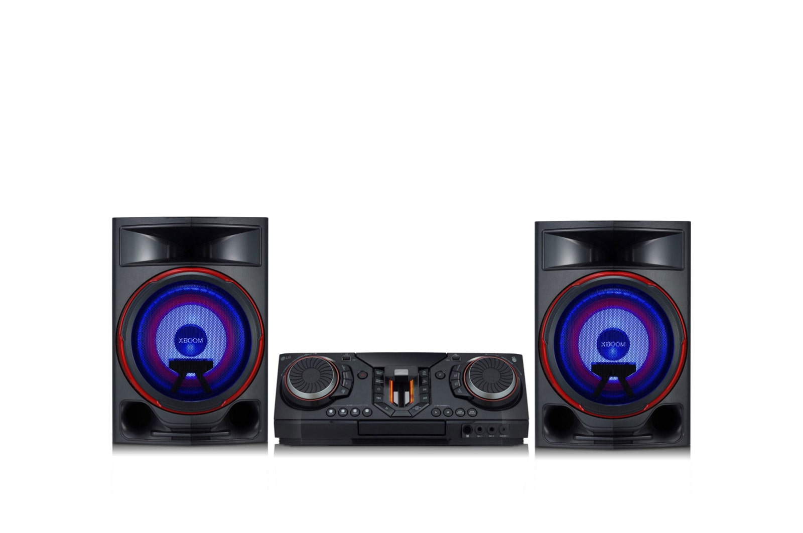 LG XBOOM, аудиосистема, 2350 Ватт, Функция Караоке, Подсветка, Вокальные Эффекты, CL87