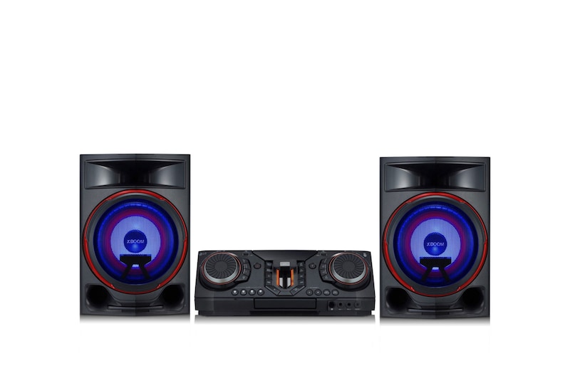 LG XBOOM, аудиосистема, 2350 Ватт, Функция Караоке, Подсветка, Вокальные Эффекты, CL87