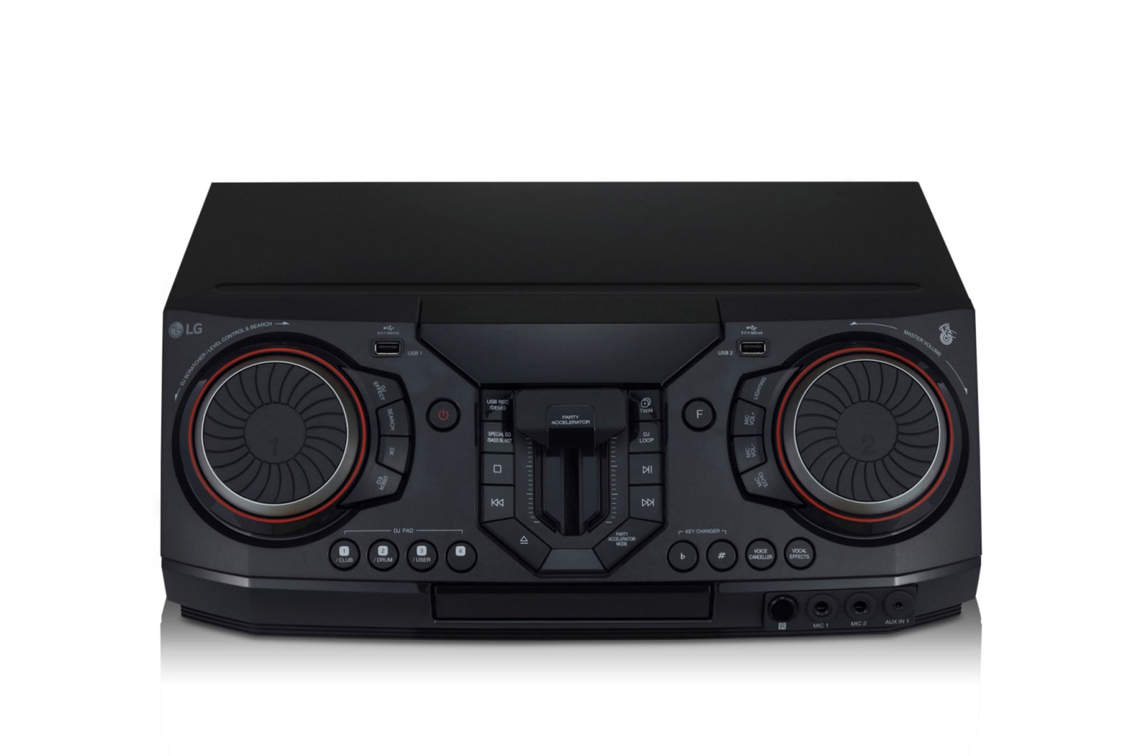 LG XBOOM, аудиосистема, 2350 Ватт, Функция Караоке, Подсветка, Вокальные Эффекты, CL87