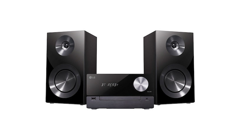 LG XBOOM | Микросистема CD мощностью 100 Вт c USB и Bluetooth, 100 Вт, Подключение нескольких устройств, Синхронизация звука с ТВ, CM2460