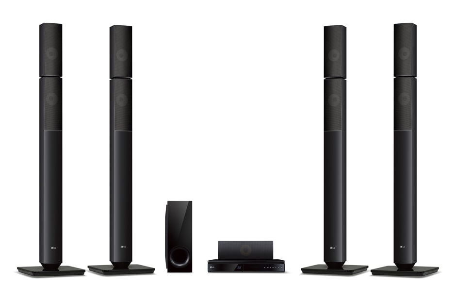 Домашний кинотеатр LG, караоке, 5.1-канальный звук, 1000 Вт - LHB655NK ...