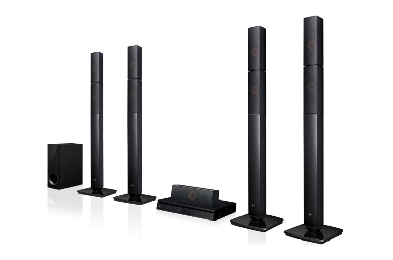 LG Домашний кинотеатр LG, караоке, 5.1-канальный звук, 1000 Вт, LHB655NK